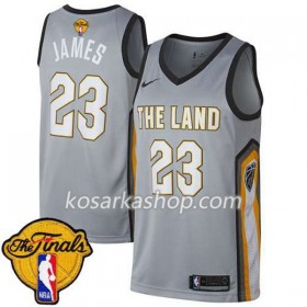 Dres Cleveland Cavaliers LeBron James 23 2018 NBA Finals Patch Nike Zelena Swingman